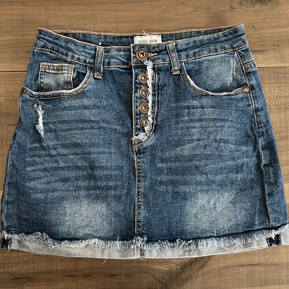 GoGo Jeans Denim Mini Skirt